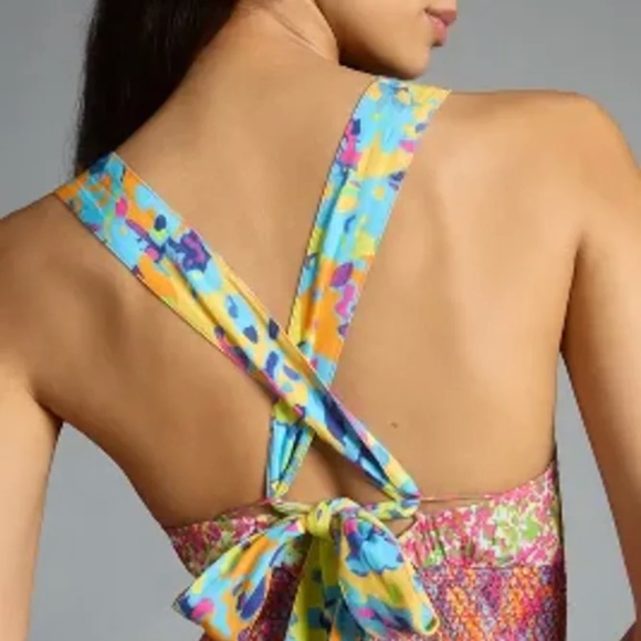 PLENTY BY TRACY REESE CINCHED TIE-BACK ROMPER - Picture 5 of 7